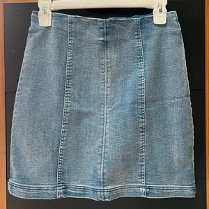 Stretchy Jean Skirt